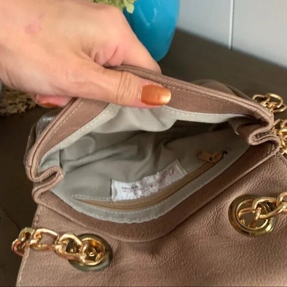 Pietro Alessandro Mini Convertible Bag Chain Strap Leather Mini Designer - Picture 9 of 14